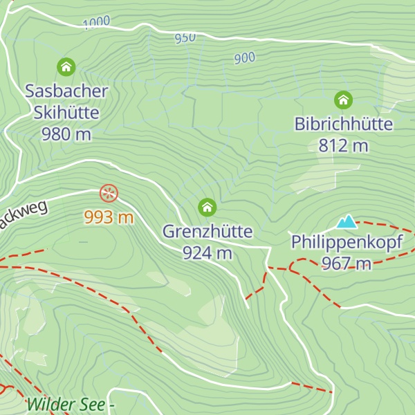 Map of Grenzhütte