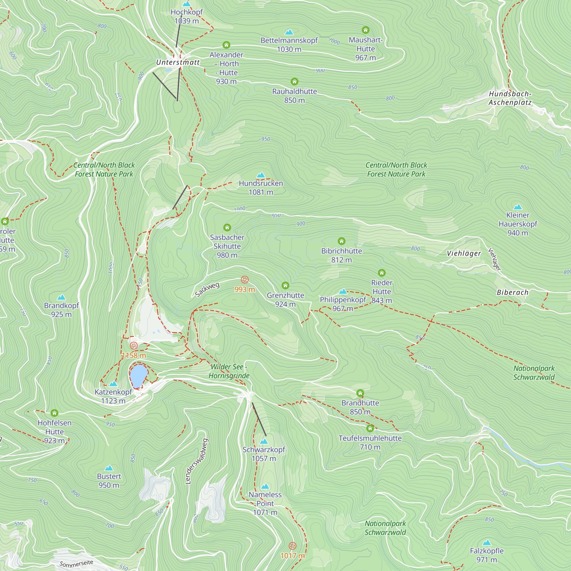 Grenzhütte map