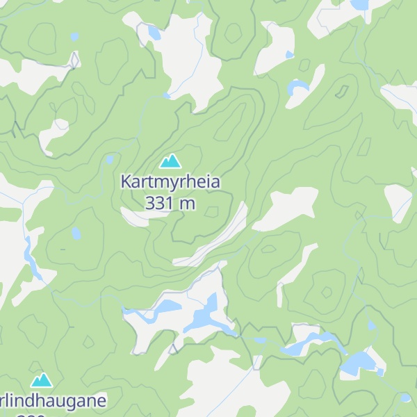 Map of Heggelfjell
