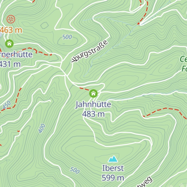 Map of Jahnhütte