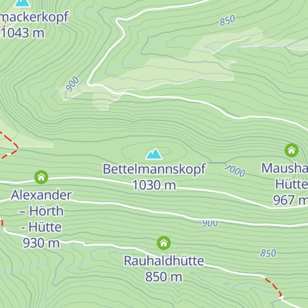 Map of Bettelmannskopf