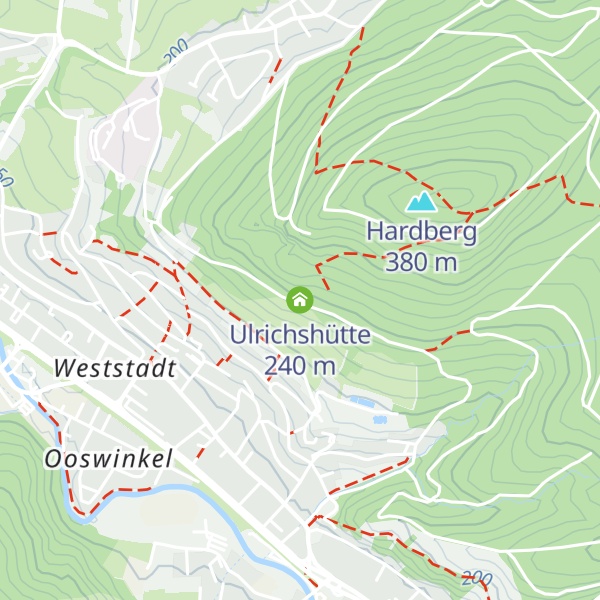 Map of Ulrichshütte
