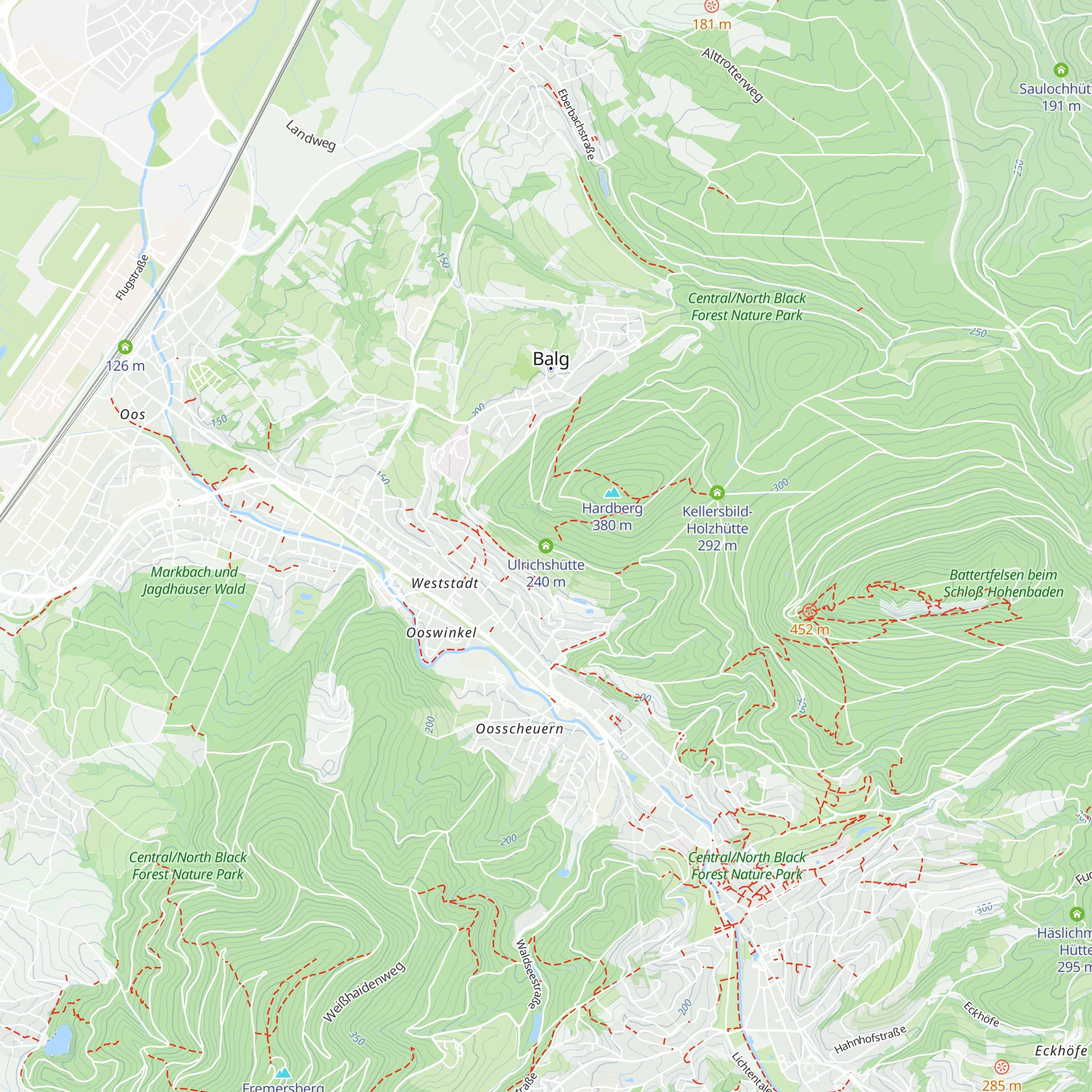 Ulrichshütte map
