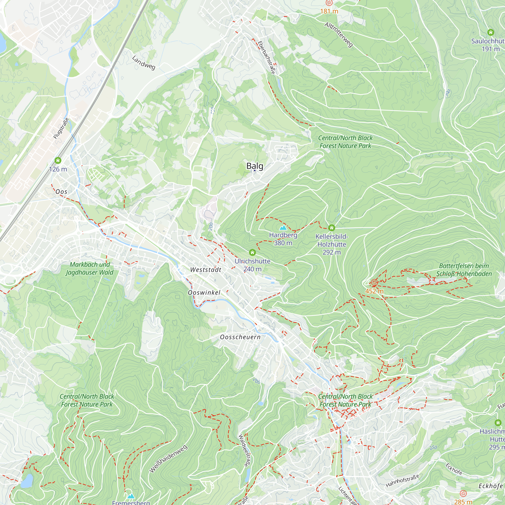 Ulrichshütte map