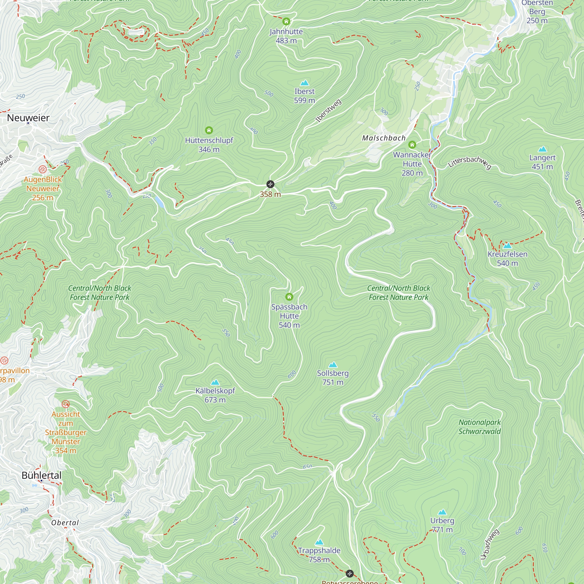 Jagdhütte Binz map