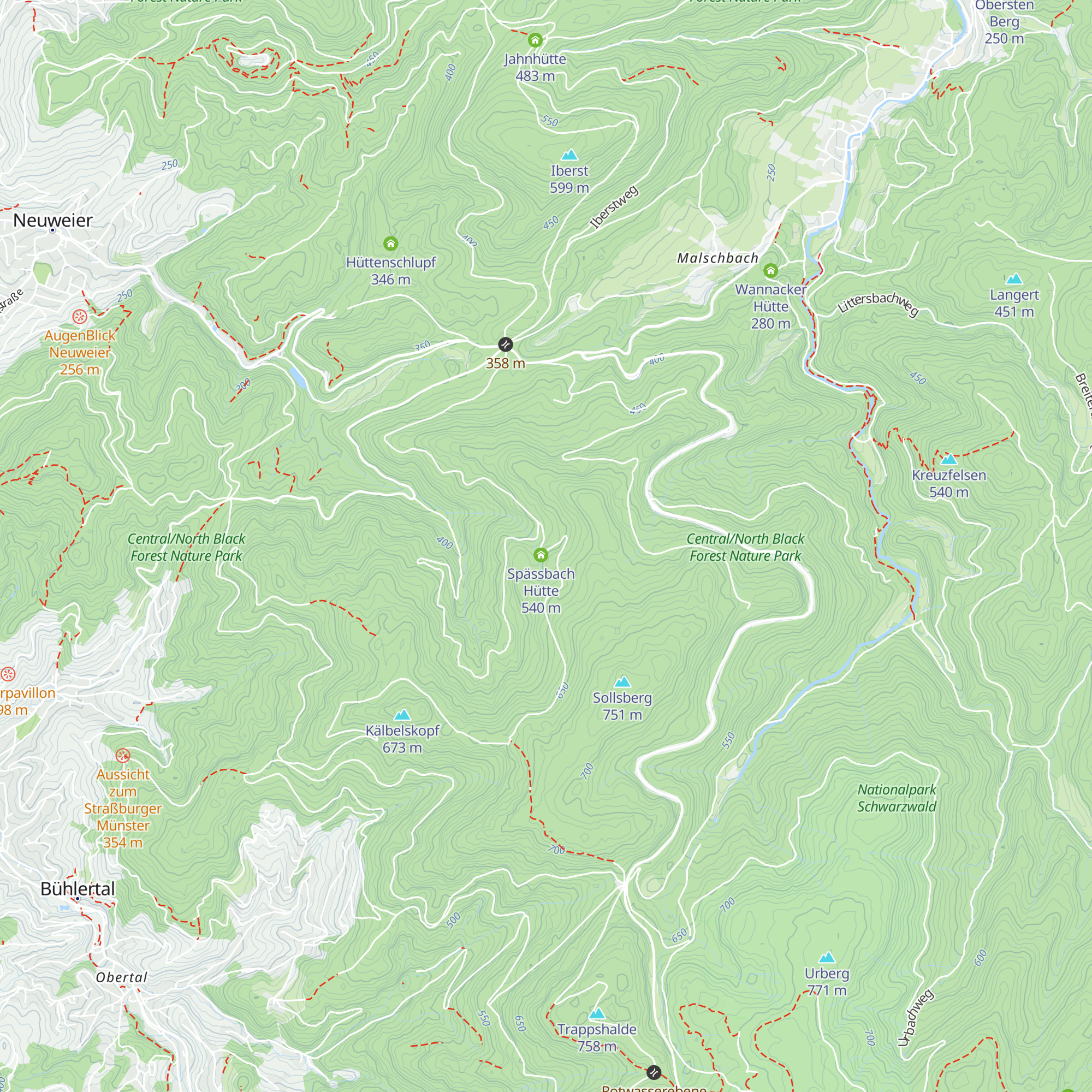 Jagdhütte Binz map