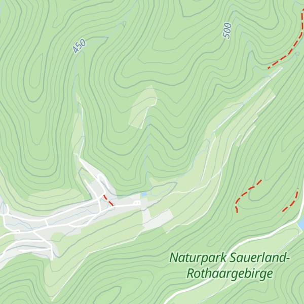 Map of Grillhütte/Schutzhütte Werthenbach