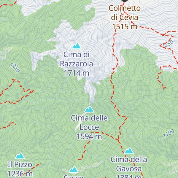 Map of Preia Rossa