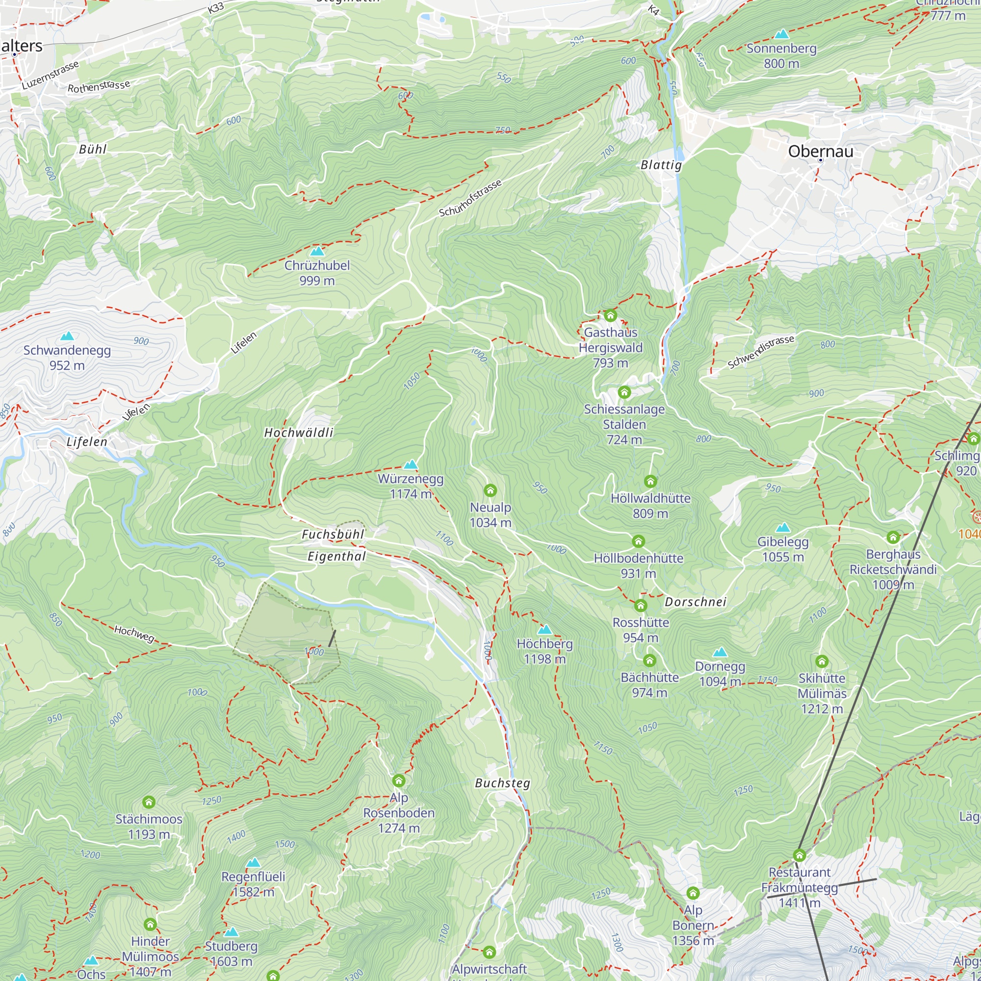 Neualp map