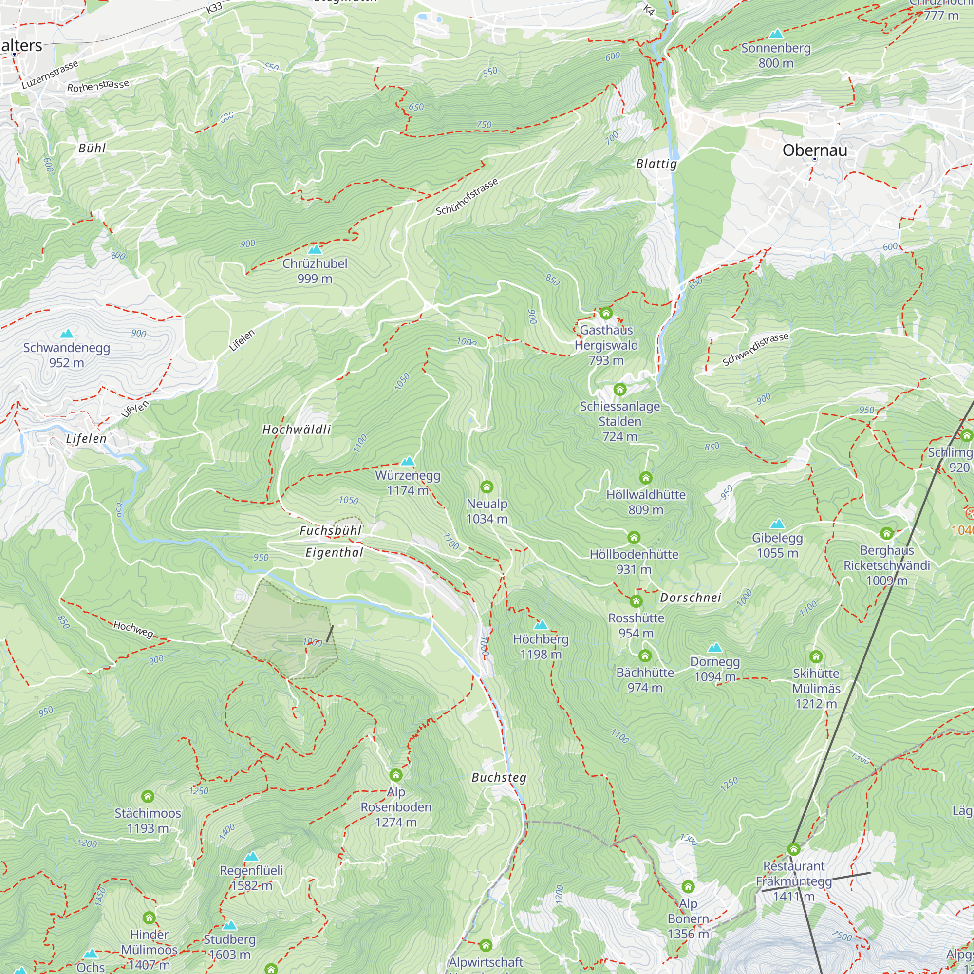 Neualp map