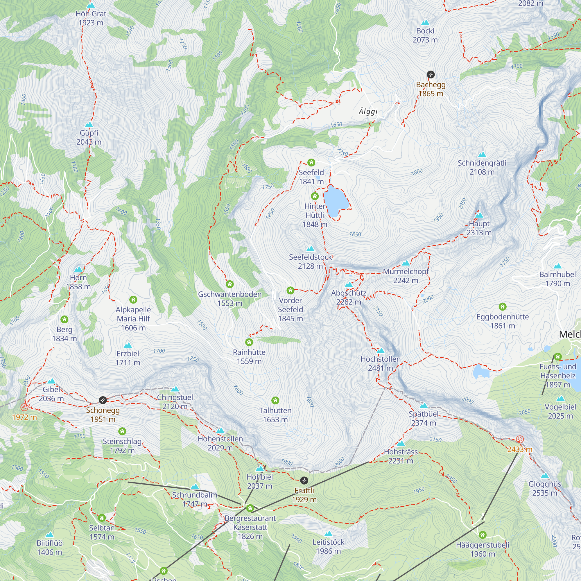 Vorder Seefeld map
