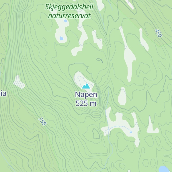 Map of Napen