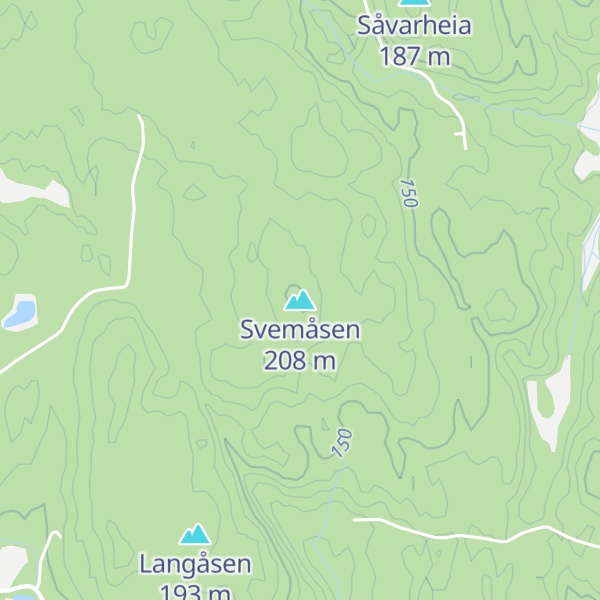 Map of Svemåsen