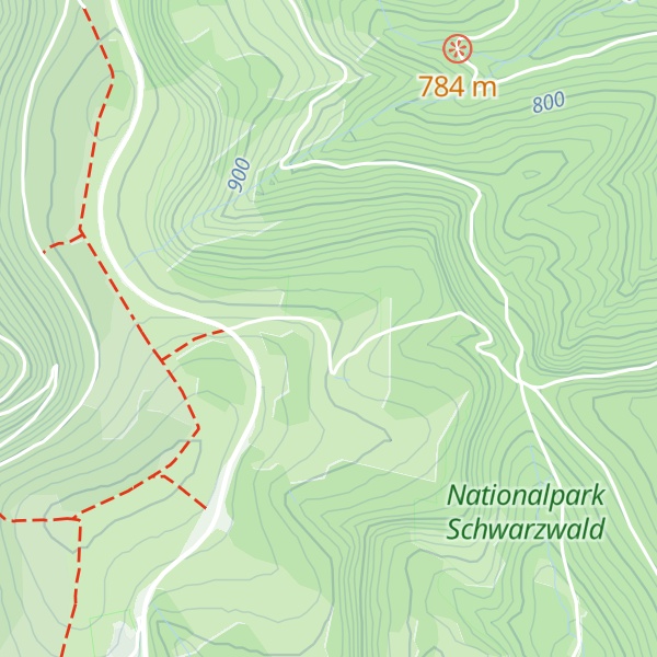Map of Schliffkopfhütte
