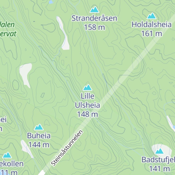 Map of Lille Ulsheia