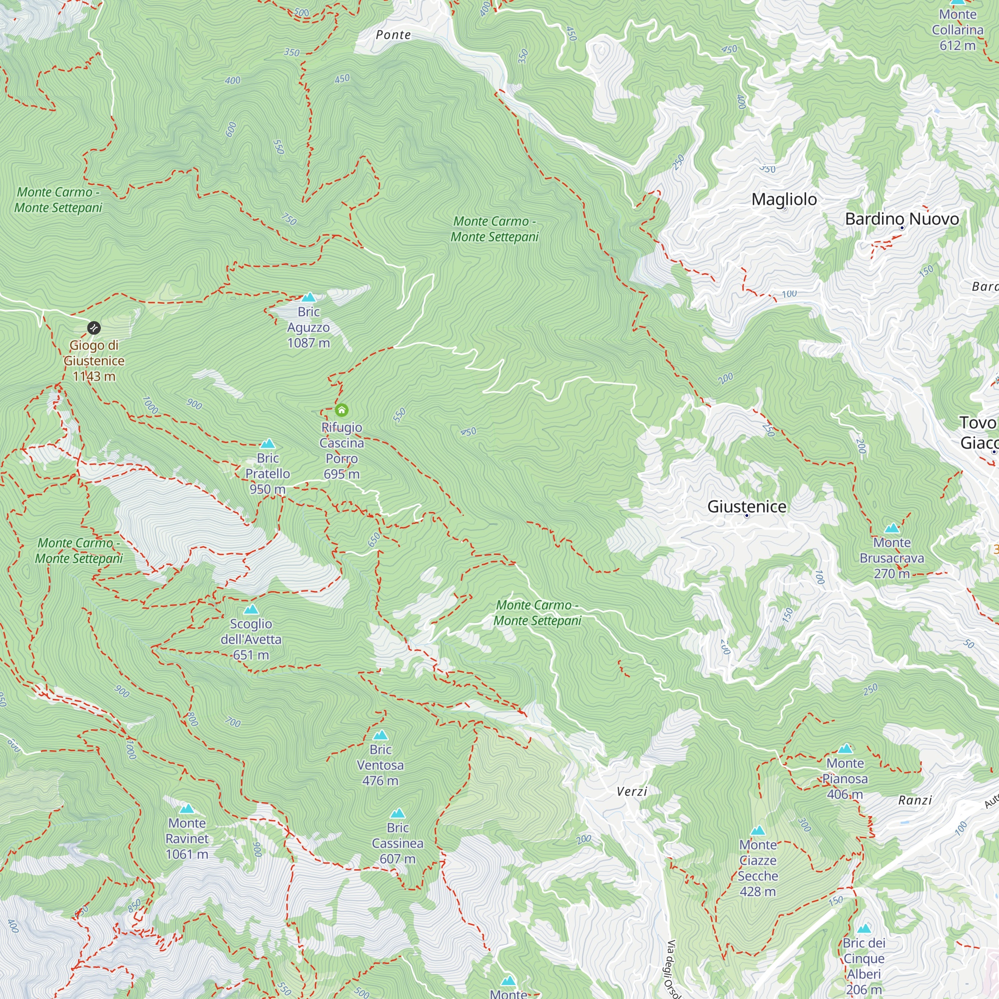 Cascina Galalete map