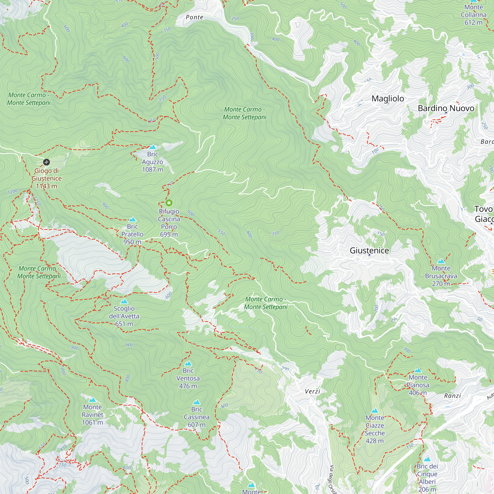 Cascina Galalete map
