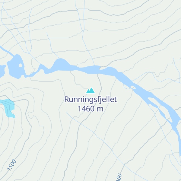 Map of Runningsfjellet