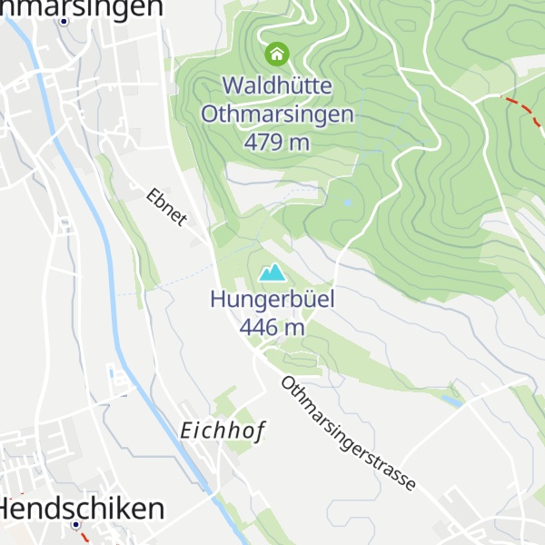 Map of Hungerbüel
