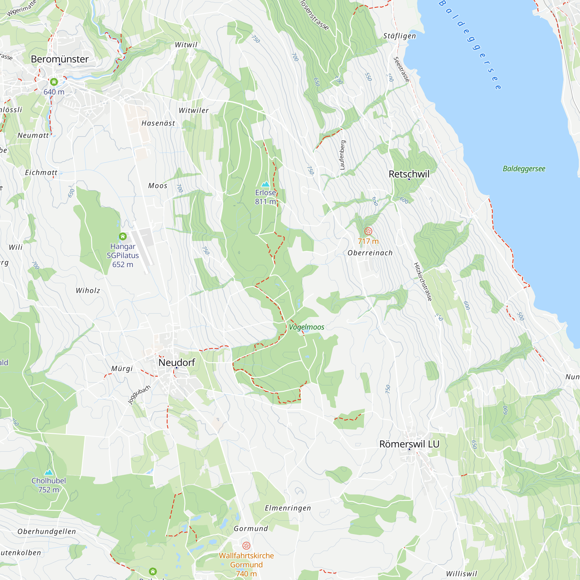 Jagd-Huus Linde map