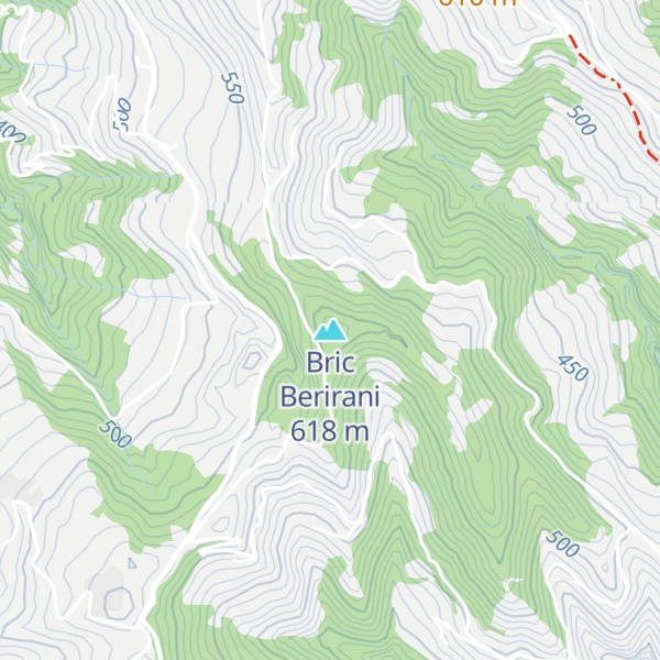 Map of Bric Berirani
