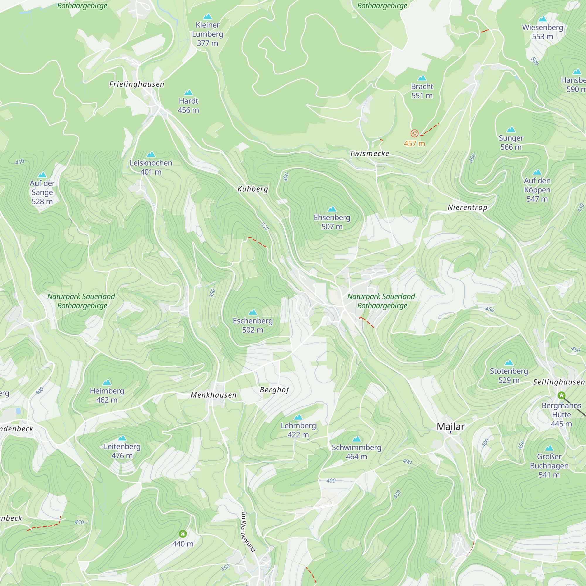 Hubertushütte map