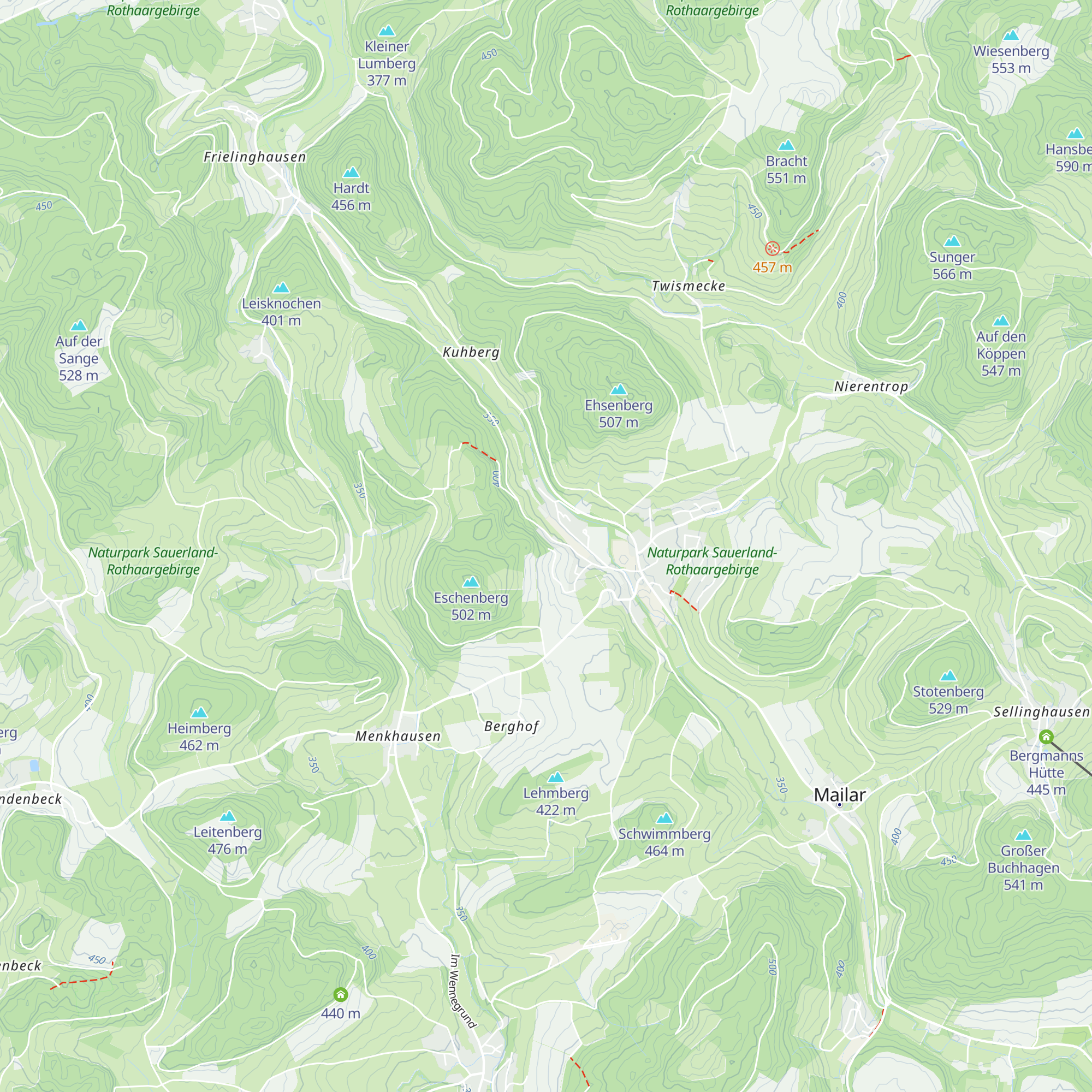 Hubertushütte map