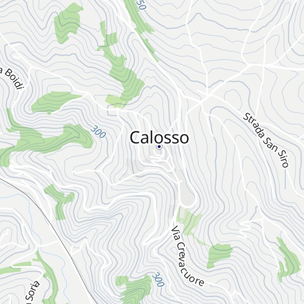 Map of Calosso – Quota