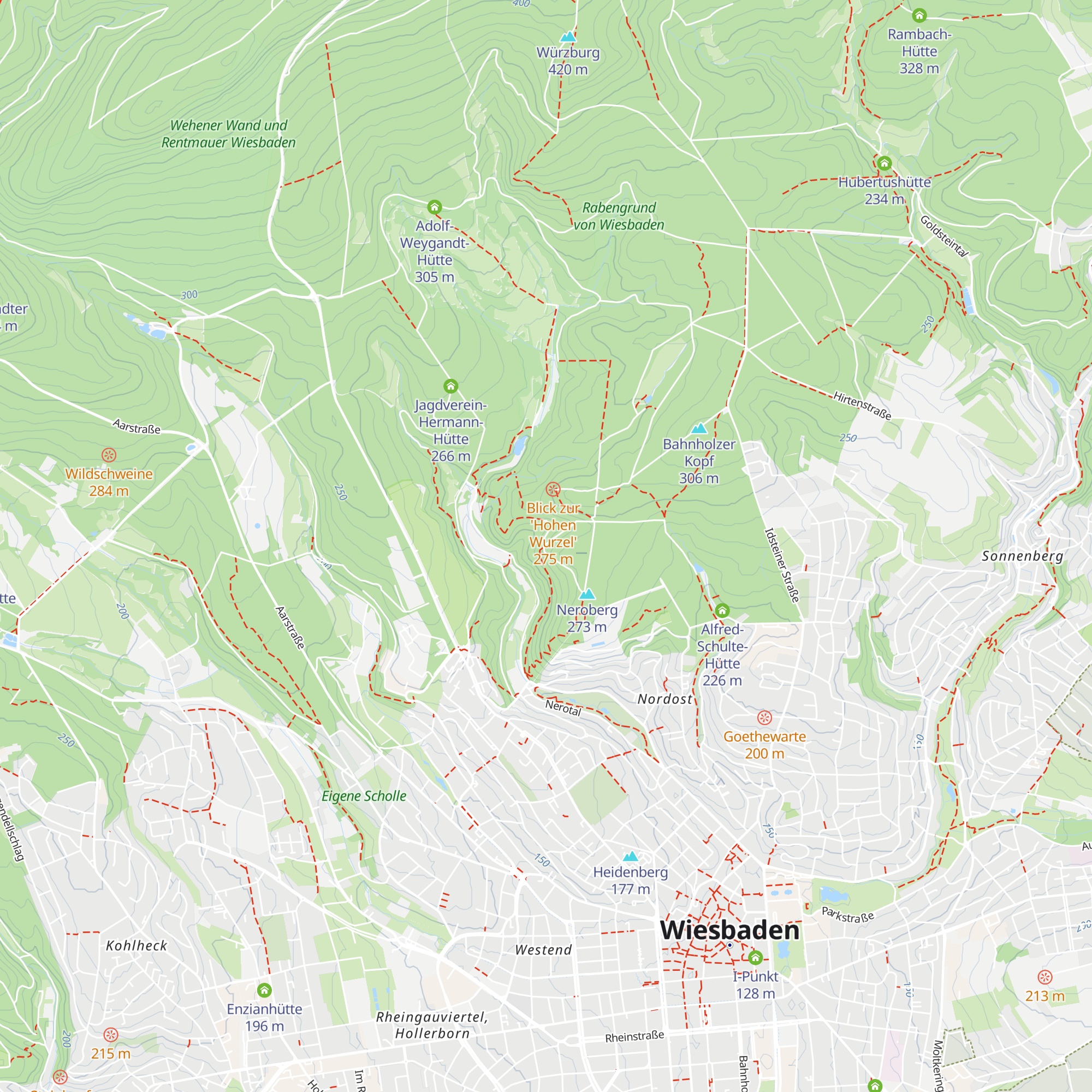 Curt-Hoffmann-Hütte map