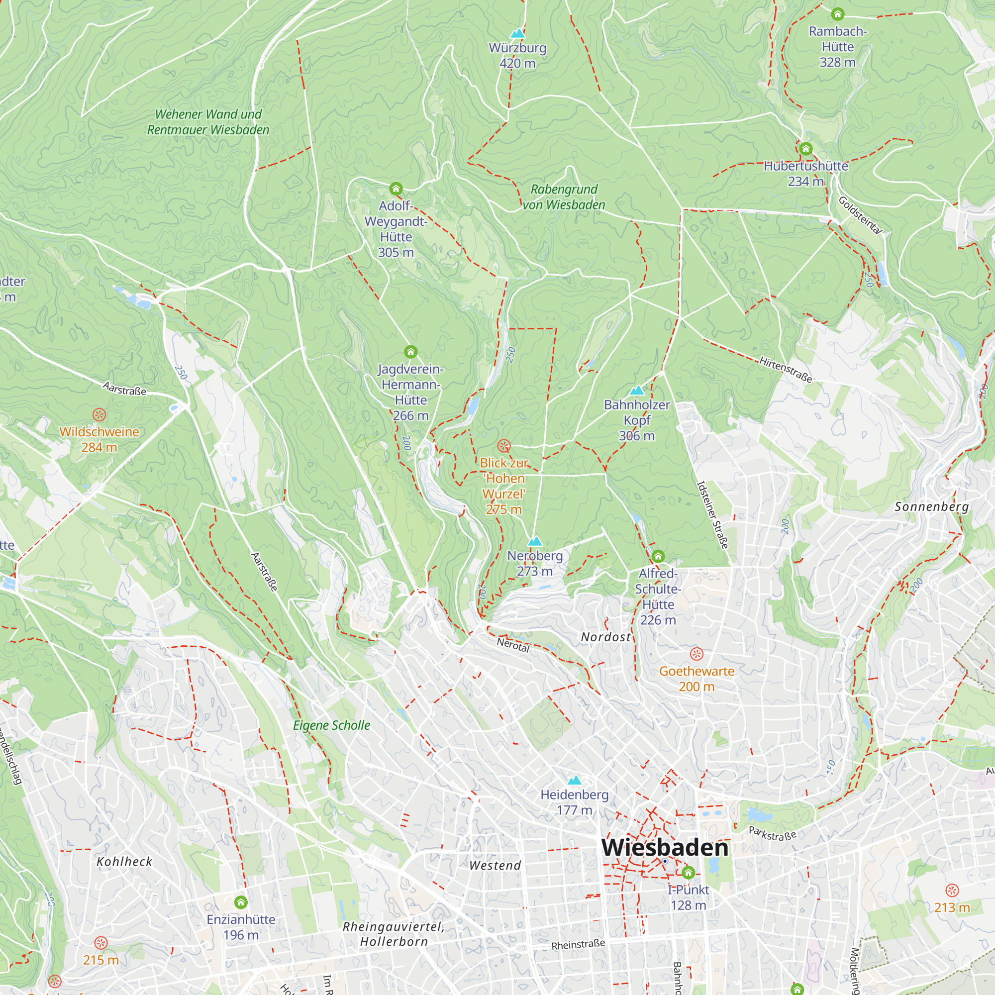 Curt-Hoffmann-Hütte map