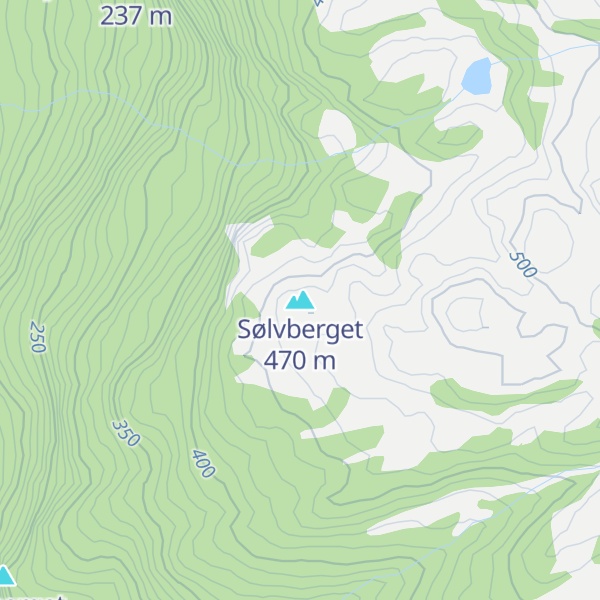 Map of Sølvberget