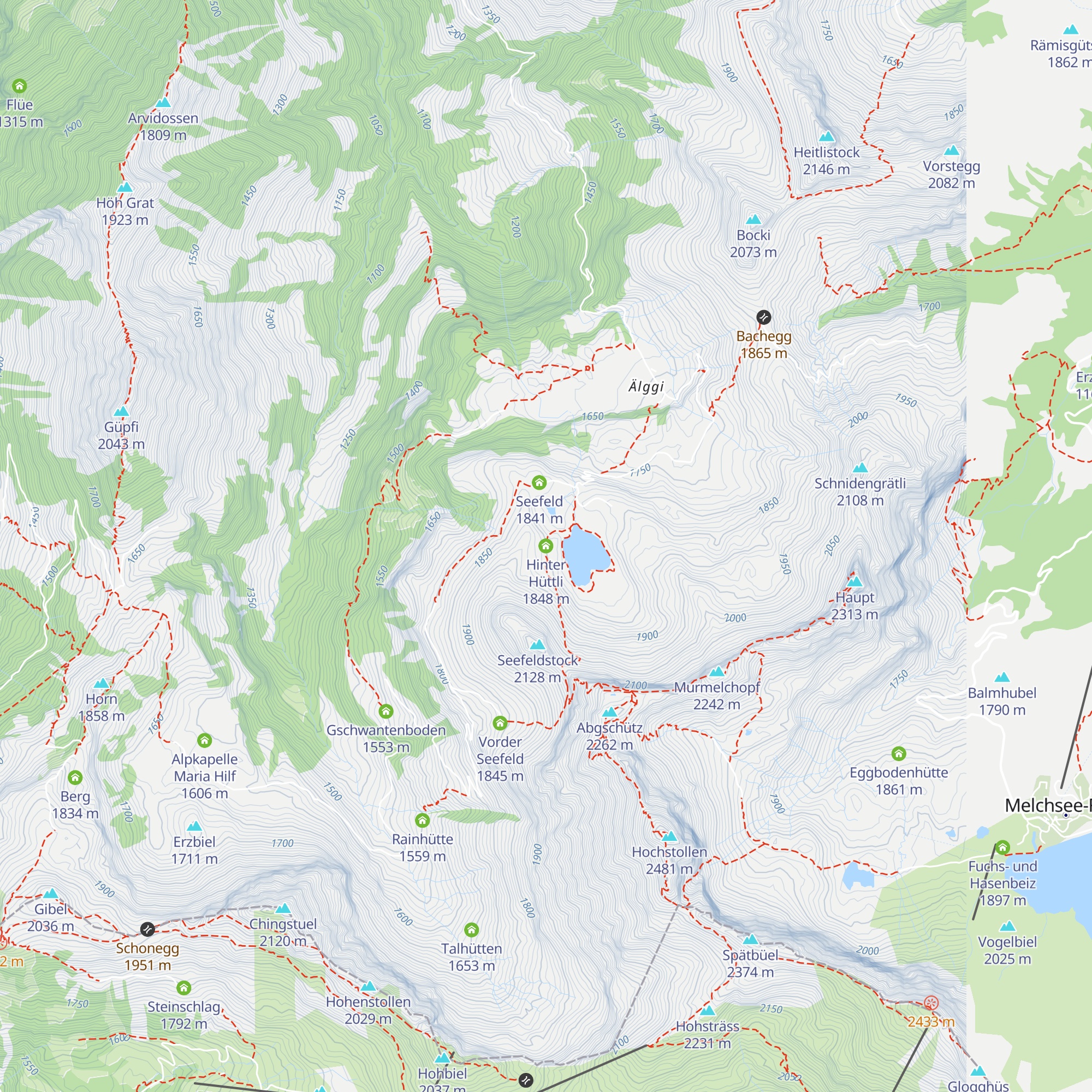 Hinter Hüttli map