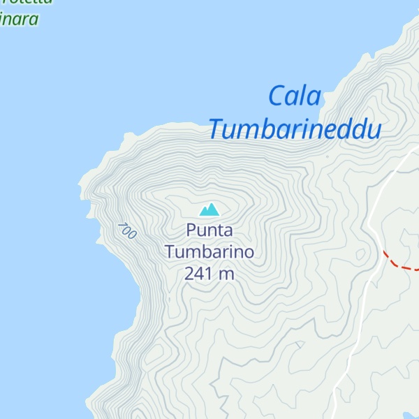 Map of Punta Tumbarino