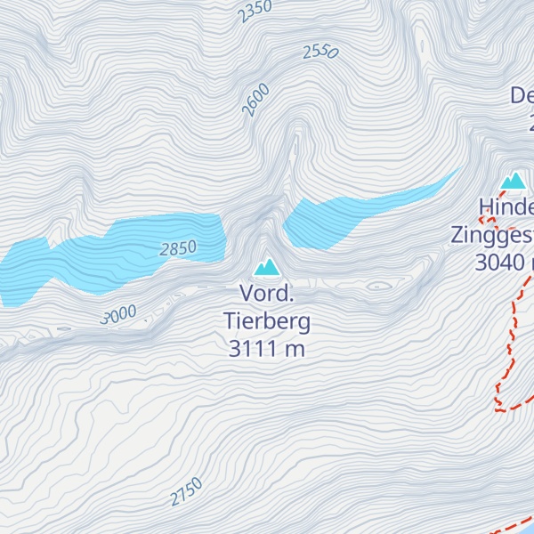 Map of Vord. Tierberg