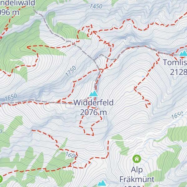 Map of Widderfeld