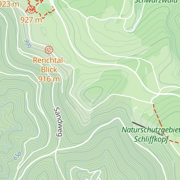 Map of Sandkopf