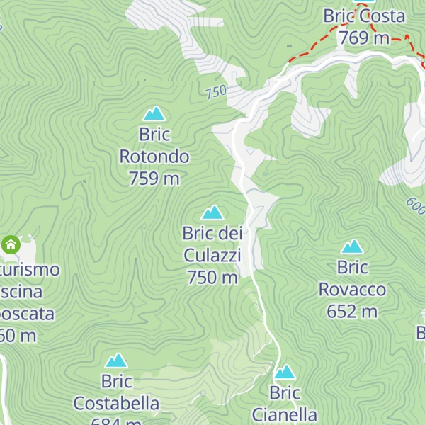 Map of Bric dei Culazzi