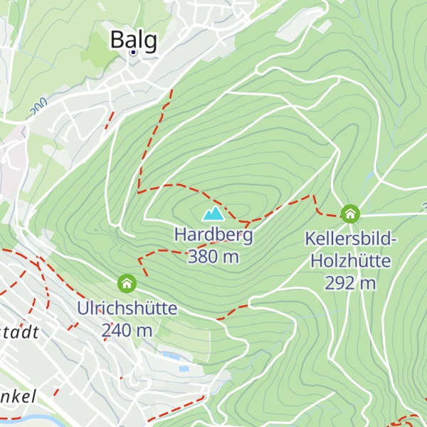 Map of Hardberg