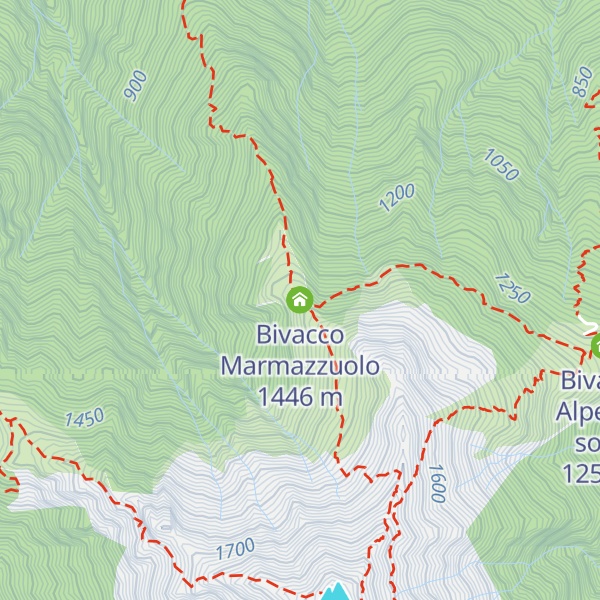 Map of Bivacco Marmazzuolo