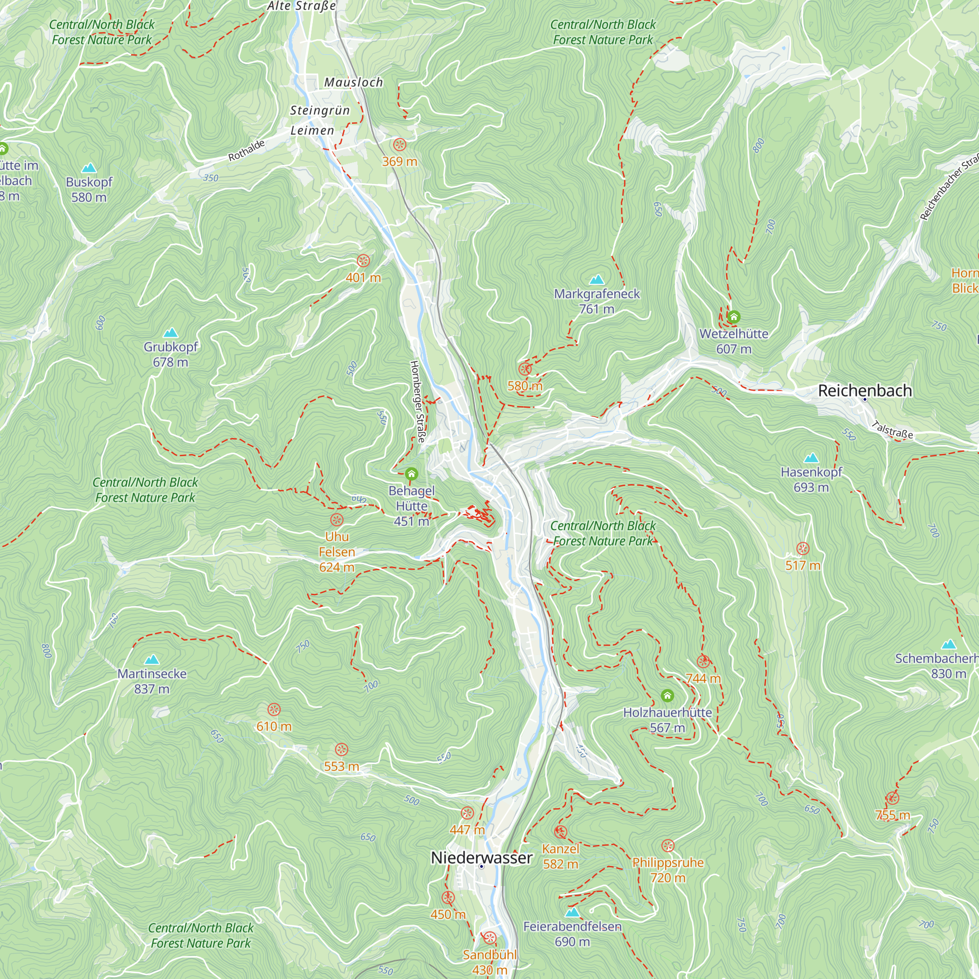 Tourist-Information map