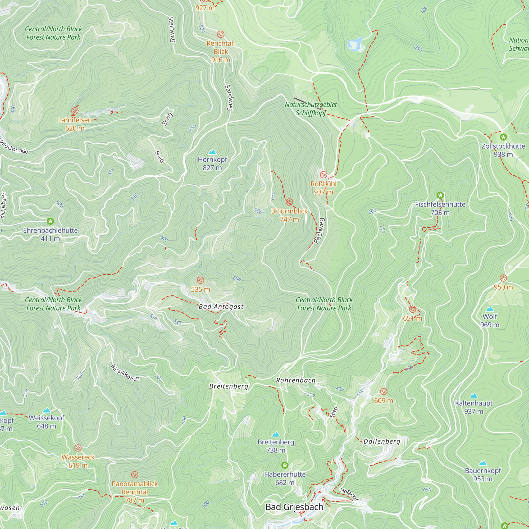 Müllerbauerneckhütte map