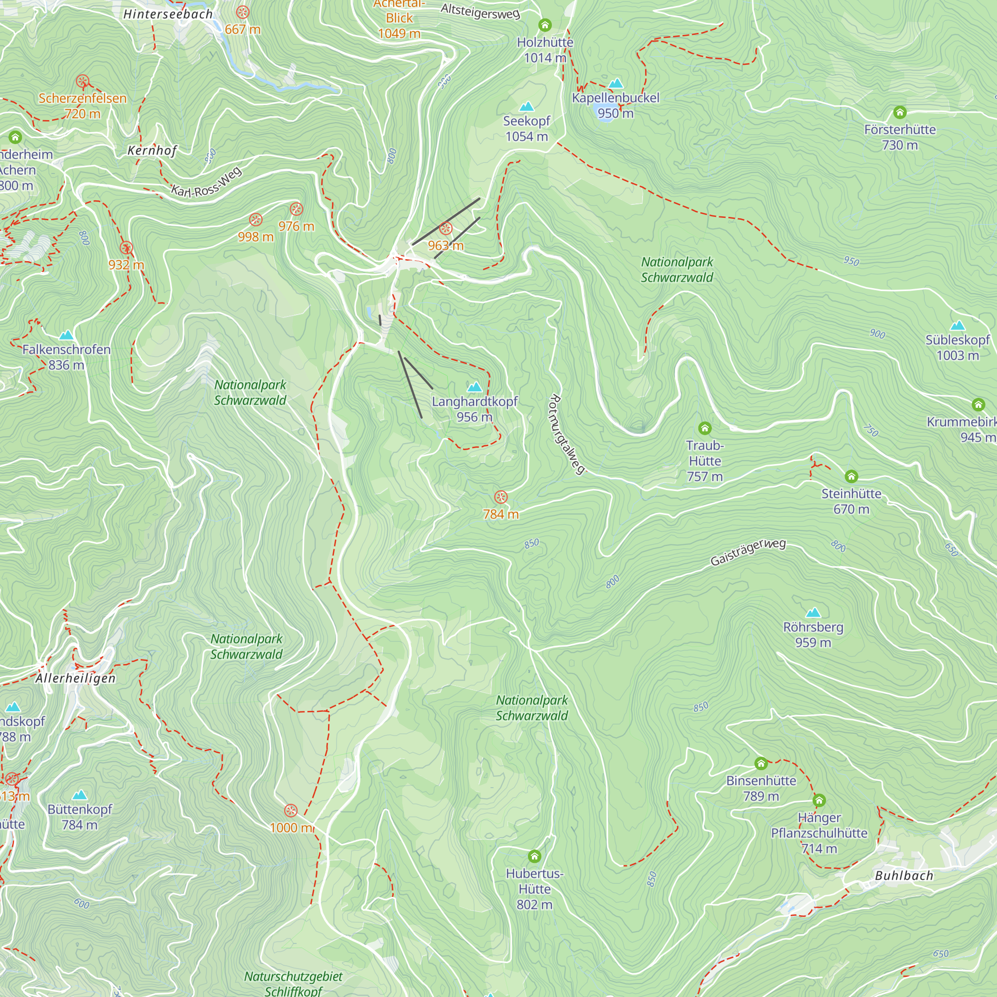Sturmhütte map