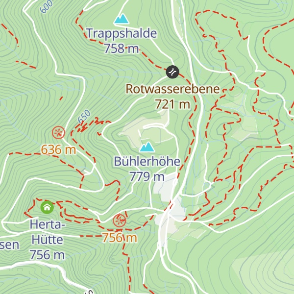 Map of Bühlerhöhe