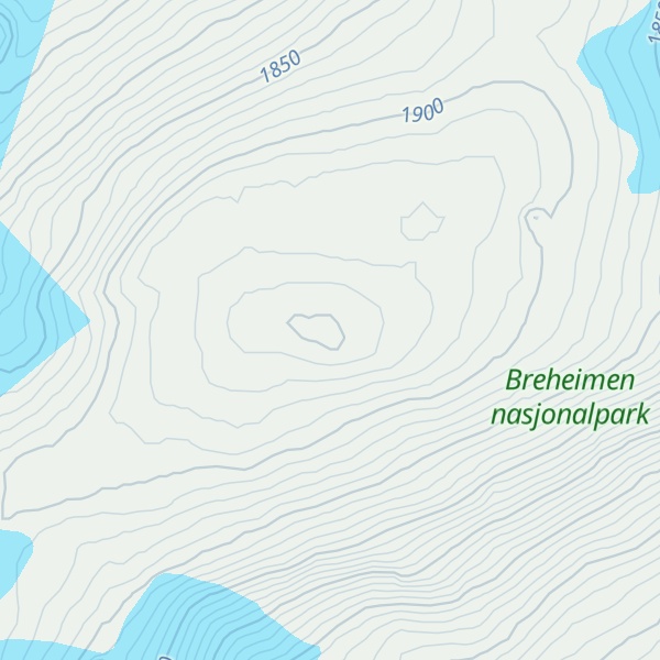 Map of Sandgrovhøi