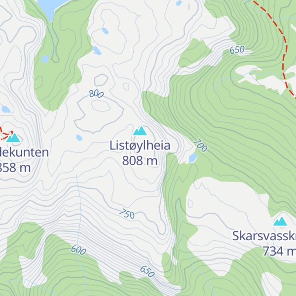 Map of Espestøylsnapen