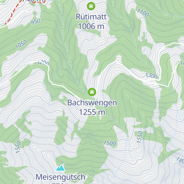 Map of Bachswengen