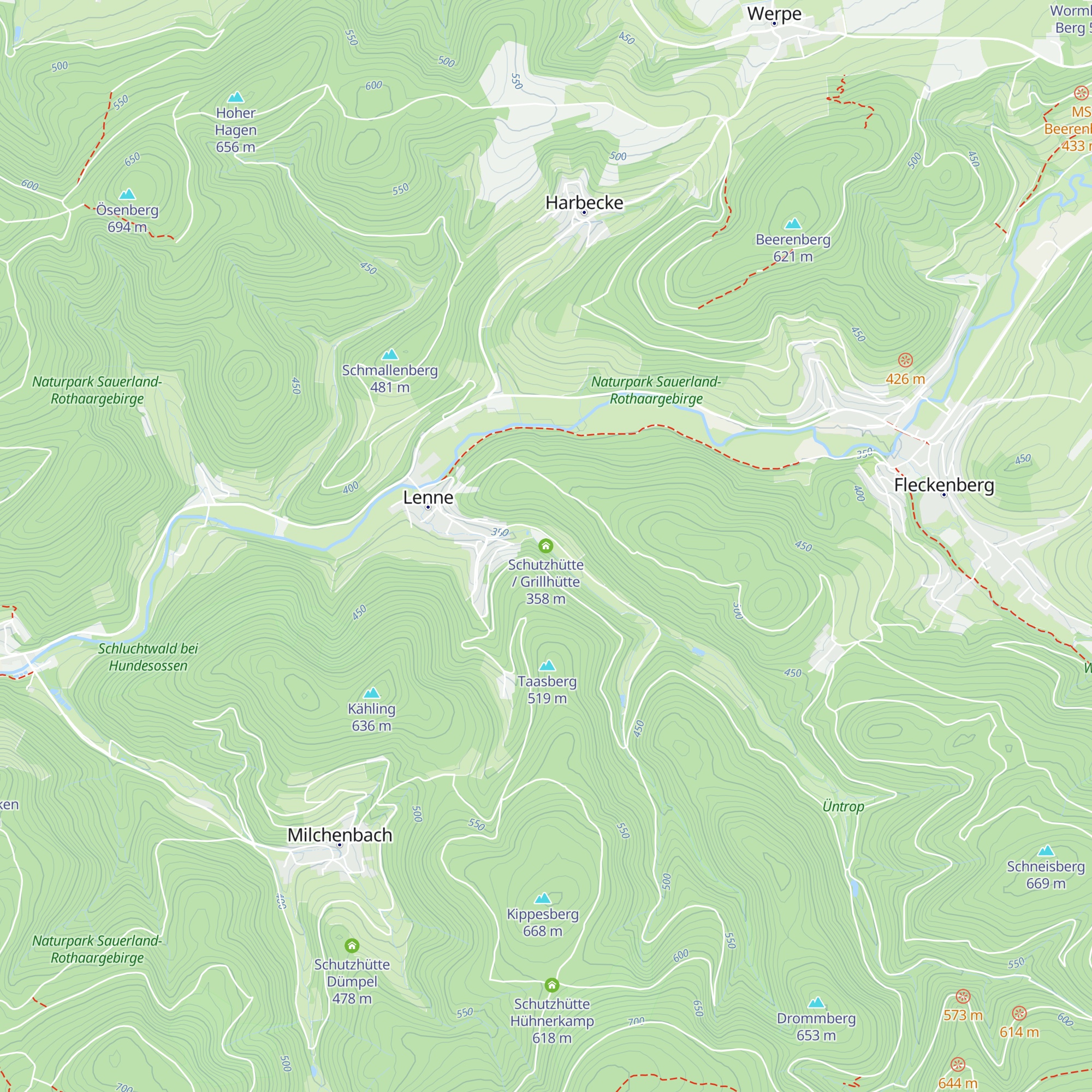 Schutzhütte / Grillhütte map