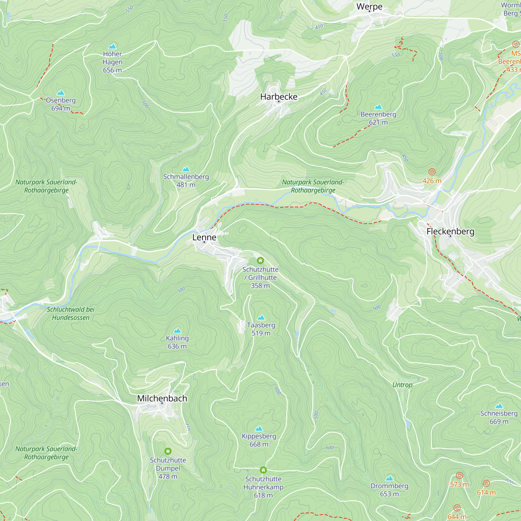 Schutzhütte / Grillhütte map
