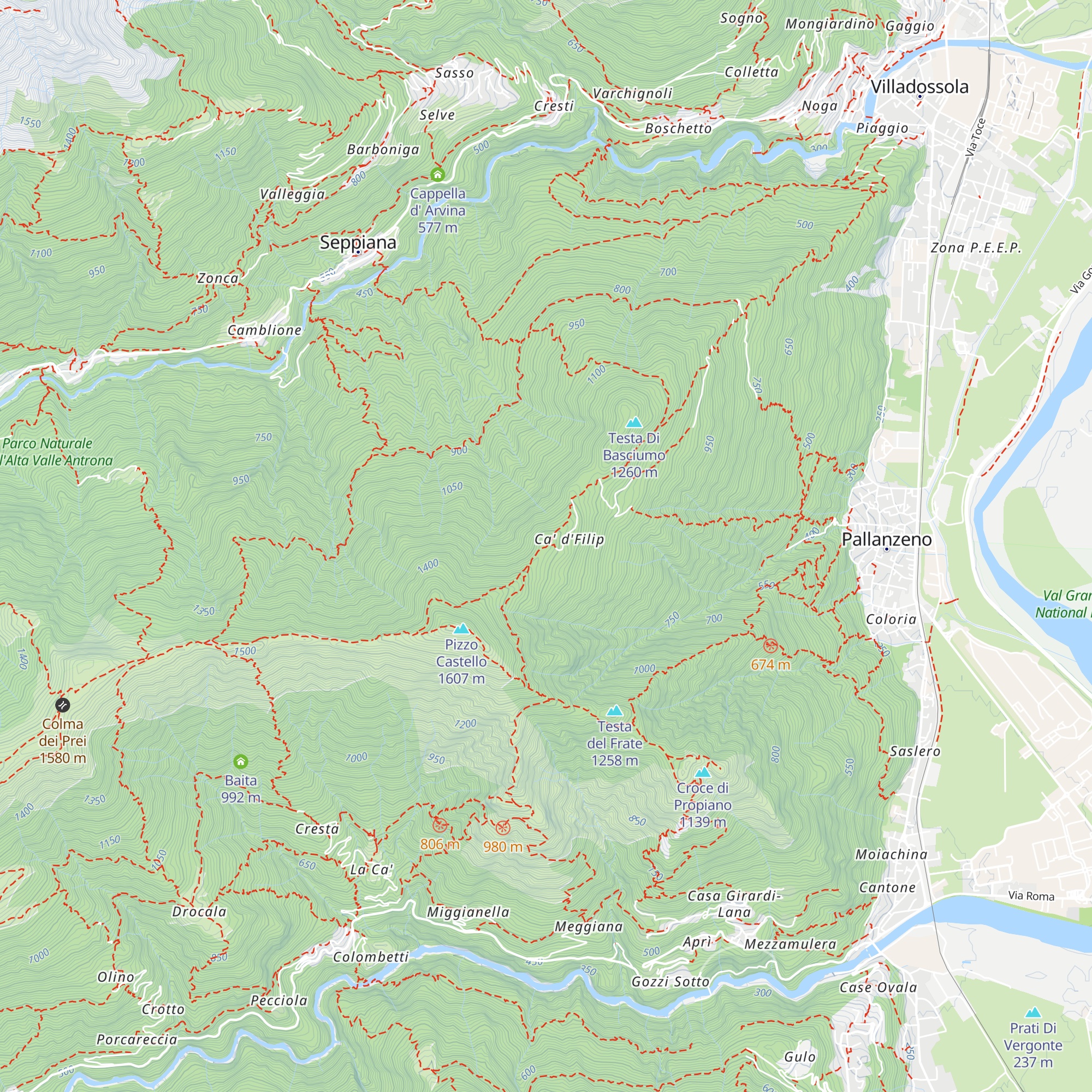 Rifugio dott. Giovanni Rondolini map