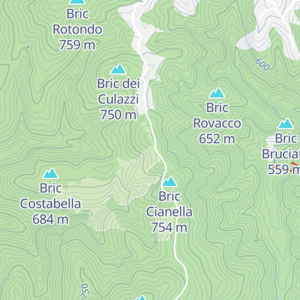 Map of Bric Risino